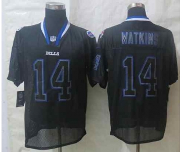 nike nfl jerseys buffalo bills #14 watkins black[Elite lights out][watkins]