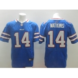 nike nfl jerseys buffalo bills #14 watkins blue[Elite]