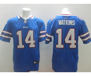 nike nfl jerseys buffalo bills #14 watkins blue[Elite]