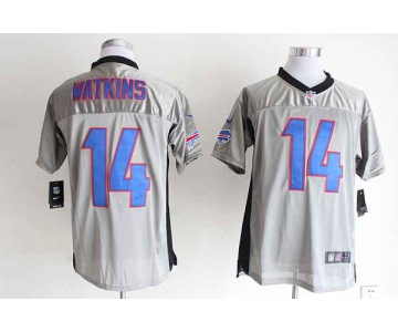 nike nfl jerseys buffalo bills #14 watkins grey[Elite shadow][watkins]