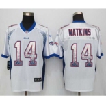 nike nfl jerseys buffalo bills #14 watkins white[Elite drift fashion][watkins]