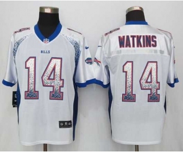 nike nfl jerseys buffalo bills #14 watkins white[Elite drift fashion][watkins]