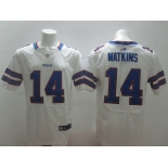 nike nfl jerseys buffalo bills #14 watkins white[Elite]