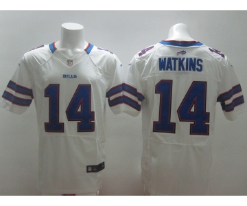 nike nfl jerseys buffalo bills #14 watkins white[Elite]