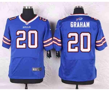 nike nfl jerseys buffalo bills #20 graham blue[Elite]