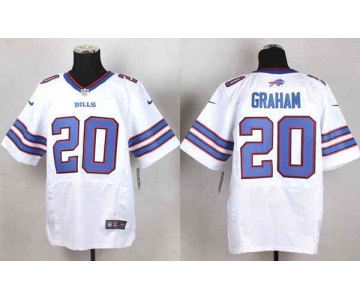 nike nfl jerseys buffalo bills #20 graham white[Elite]