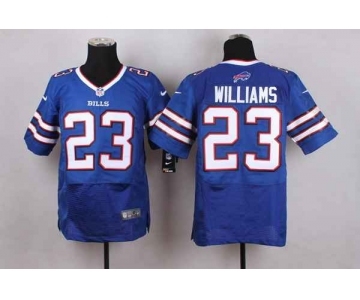 nike nfl jerseys buffalo bills #23 williams blue[Elite]