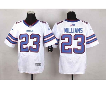 nike nfl jerseys buffalo bills #23 williams white[Elite]