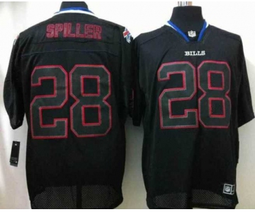 nike nfl jerseys buffalo bills #28 spiller black[Elite lights out]