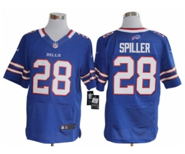 nike nfl jerseys buffalo bills #28 spiller blue[Elite]