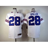 nike nfl jerseys buffalo bills #28 spiller white[Elite]