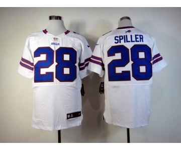 nike nfl jerseys buffalo bills #28 spiller white[Elite]