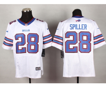 nike nfl jerseys buffalo bills #28 spiller white[new Elite]