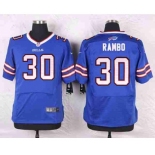 nike nfl jerseys buffalo bills #30 rambo blue[Elite]