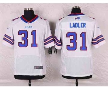 nike nfl jerseys buffalo bills #31 ladler white[Elite]