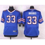 nike nfl jerseys buffalo bills #33 brooks blue[Elite]