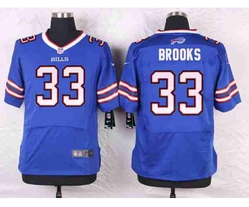 nike nfl jerseys buffalo bills #33 brooks blue[Elite]