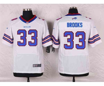 nike nfl jerseys buffalo bills #33 brooks white[Elite]