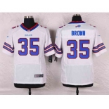 nike nfl jerseys buffalo bills #35 brown white[Elite][brown]