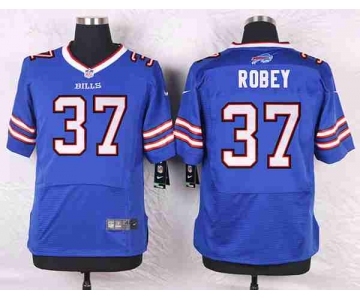 nike nfl jerseys buffalo bills #37 robey blue[Elite]