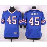 nike nfl jerseys buffalo bills #45 gaines blue[Elite]