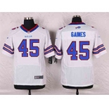 nike nfl jerseys buffalo bills #45 gaines white[Elite]