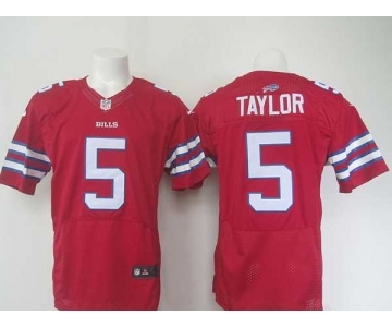 nike nfl jerseys buffalo bills #5 taylor red[Elite]