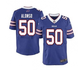 nike nfl jerseys buffalo bills #50 alonso blue[Elite][alonso]