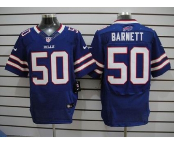 nike nfl jerseys buffalo bills #50 barnett blue[Elite]