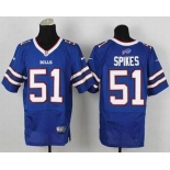 nike nfl jerseys buffalo bills #51 spikes blue[Elite][spikes]