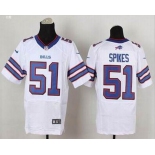 nike nfl jerseys buffalo bills #51 spikes white[Elite]