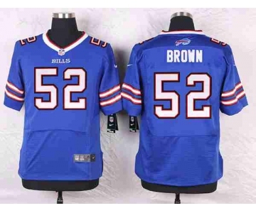 nike nfl jerseys buffalo bills #52 brown blue[Elite][brown]