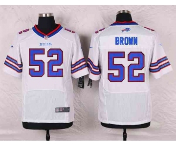 nike nfl jerseys buffalo bills #52 brown white[Elite][brown]