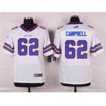 nike nfl jerseys buffalo bills #62 campbell white[Elite]