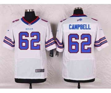 nike nfl jerseys buffalo bills #62 campbell white[Elite]