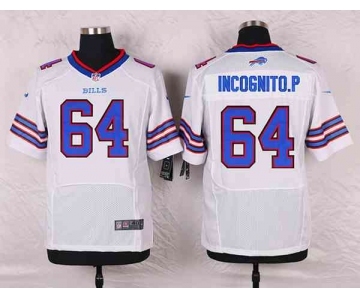 nike nfl jerseys buffalo bills #64 incognito.p white[Elite]