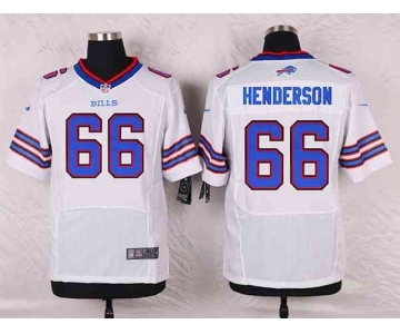 nike nfl jerseys buffalo bills #66 henderson white[Elite]