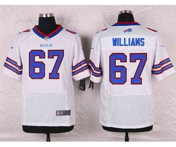 nike nfl jerseys buffalo bills #67 williams white[Elite]