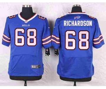 nike nfl jerseys buffalo bills #68 richardson blue[Elite]