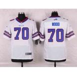 nike nfl jerseys buffalo bills #70 wood white[Elite]