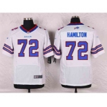 nike nfl jerseys buffalo bills #72 hamilton white[Elite]