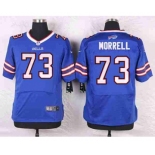 nike nfl jerseys buffalo bills #73 morrell blue[Elite]