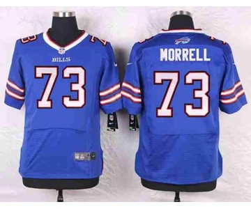 nike nfl jerseys buffalo bills #73 morrell blue[Elite]