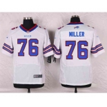 nike nfl jerseys buffalo bills #76 miller white[Elite]