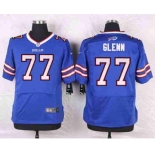 nike nfl jerseys buffalo bills #77 glenn blue[Elite]