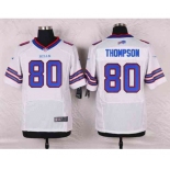 nike nfl jerseys buffalo bills #80 thompson white[Elite]