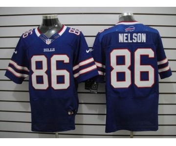 nike nfl jerseys buffalo bills #86 nelson blue[Elite]