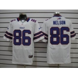 nike nfl jerseys buffalo bills #86 nelson white[Elite]