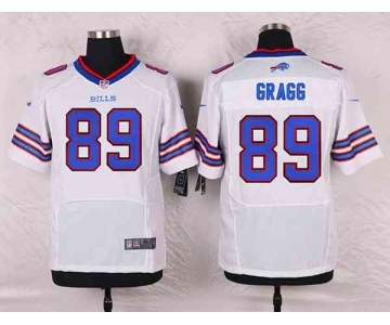 nike nfl jerseys buffalo bills #89 gragg white[Elite]