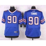 nike nfl jerseys buffalo bills #90 towns blue[Elite]